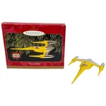 Hallmark Keepsake Wars Episode 1 Naboo Starfighter Ornament With Box. Fixed Price $8.97.
