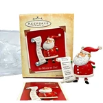 Hallmark So Much To Do! Keepsake Ornament Santa With List 2004. Fixed Price $7.98.