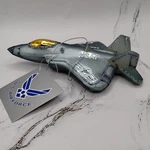 Kurt Adler Us Air Force Glass Fighter Jet Plane Christmas Ornament Glittered. Fixed Price $14.99.