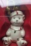 Lenox Tangled Christmas Bear Ornament 868116 W/box. Fixed Price $14.68.