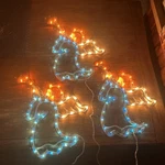 3 Pc 1990 Lighted Angel Box Jmc Impact Works Indoor Outdoor Vintage Christmas. Fixed Price $120.00.