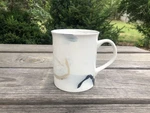 Secret Celebrity Marble Swirl Design Mug Rn 143627 About 5.25"WX4.25"H. Fixed Price $10.00.