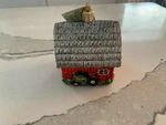 Barn Glass Ornament By Old World Christmas 3" Holiday Home Decorations. Fixed Price $16.99.