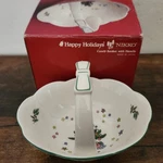 Nikko Christmastime Candy Basket W/ Handle Bowl Tree Japan. Fixed Price $15.99.