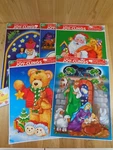 Christmas Joy Window Clings Static Reusable One Sheet You Choose. Fixed Price $7.99.