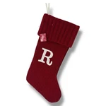 Wondershop Monogrammed 18 Knit Christmas Stocking Red- White Letter. Fixed Price $7.29.
