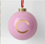 Letter Monogram Tree Ornament Ball Initial 4" Xmas Holiday Opalhouse Plastic. Fixed Price $10.29.