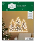 Holiday Time White Winter Trees Hanging Lighted Led Window Wall Christmas Decor. Fixed Price $18.99.