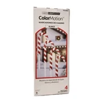 Gemmy Candy Cane Colormotion Led Light Up 4 Ct Christmas Pathway Markers. Fixed Price $39.95.