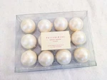 Pottery Barn Sphere Candles Bougies Cream Ivory/ Pearl Nib Set Of 12. Fixed Price $24.99.