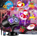 Brighter Christmas Decorations Projector Lights Outdoor, 2025 Upgraded Holiday. Fixed Price $51.00.