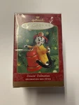 Dousin' Dalmatian New Hallmark 2000 Fireman Dog Ornament Hat Hose Puppy. Fixed Price $11.99.