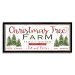 Stupell Industries Vintage Christmas Tree Farm Sign, New. Fixed Price $12.00.