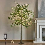 6FT Lighted Ficus Tree With 264 Led Fairy Lights For Home Decor. Fixed Price $183.99.