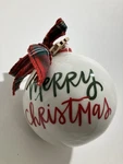 Mud Pie Merry Christmas Ball Ornament. Fixed Price $12.99.