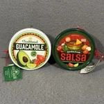Kurt Adler Guacamole & Salsa Christmas Holiday Ornaments Set Food Decor Nwt. Fixed Price $16.00.