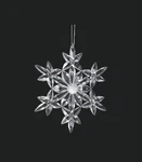 Kurt S. Adler Clear Acrylic Crystal Snowflake Christmas Tree Ornament Style B. Fixed Price $8.88.