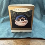 1996 Hallmark Keepsake Ornament Over The Rooftops Magic Light Vintage. Fixed Price $15.00.