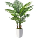 6FT Artificial Palm Tree Tall Faux Indoor With Fake Plants. Fixed Price $93.48.