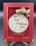 Lenox 2021 Our First Christmas Together Snowflake Ornament 892221. Fixed Price $19.99.