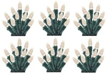 (6) Holiday Wonderland 47696-88A 70 Count Warm White C3 Led Christmas Light Sets. Fixed Price $120.90.