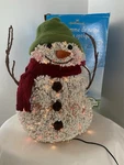 Vintage Rare Hallmark Fiber Optic Snowman Mistletoe Mitford Color Changing. Fixed Price $74.99.