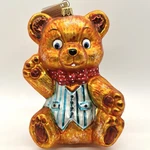 Christopher Radko 6" Huggy Bear Ornament Mercury Glass Christmas Teddy. Fixed Price $18.19.