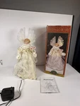Vtg Christmas Fantasy Ltd Wonderland Angel Of Light 12" Fiber Optic Tree Topper. Fixed Price $18.00.