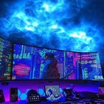 Diy Thunder Cloud Kit Led Music Sync, Multicolor Lightning Room Decor. Fixed Price $68.99.
