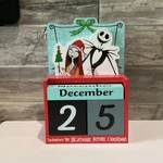 Disney The Nightmare Before Christmas Wooden Block Table Display Advent Calendar. Fixed Price $12.97.