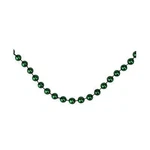 Northlight Unlit Green Shiny Crimson Beaded Christmas Plastic Tree Trim Garland. Fixed Price $20.00.