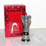 Vintage Wallace Silversmiths Angel Bell Pewter 1998 Christmas Ornament. Fixed Price $11.99.