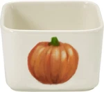 Precious Moments Celebrations Square Pumpkin Appetizer Bowl 7 Oz., Porcelain. Fixed Price $18.00.