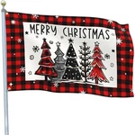 Merry Christmas Flags 3X5 Outdoor Vacation Decorations Winter Chris.... Fixed Price $19.62.