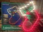 Vintage Christmas Stocking Impact Plastics Lighted Decoration Window Indoor Outs. Fixed Price $36.99.