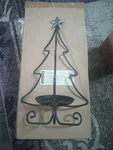 Longaberger Wrought Iron Christmas Tree Candle Holder New In Box. Fixed Price $25.00.