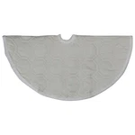 Northlight 18" Solid Cream White Quilted Christmas Decorative Mini Tree Skirt. Fixed Price $11.49.