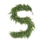 6FT Real Touch Juniper Garland For Christmas Holiday Seasonal Outdoor Decor. Fixed Price $38.99.