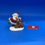 Department 56 Enesco Rudolph And Santa Claus 2011 Christmas Ornament. Fixed Price $20.00.
