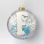 Wondershop Monogram F Plastic Tinsel Ball Christmas Ornament New. Fixed Price $11.99.
