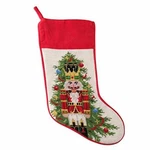 Peking Handicraft Soldier Nutcracker Needlepoint Christmas Stocking, 18-INCH. Fixed Price $64.88.
