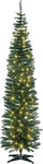 Homcom 7' Tall Pre-lit Slim Noble Fir Artificial Christmas Tree With Realistic. Fixed Price $119.99.