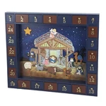 Kurt Adler J3767 Wooden Nativity Advent Calendar With 24 Magnetic Piece. Fixed Price $221.78.