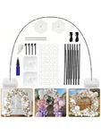 Balloon Arch Kit Adjustable Stand Water Base Pumps Wedding Party 50CLIPS. Fixed Price $33.21.