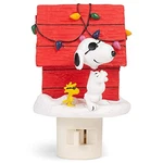 Peanuts 4.25 Inch Tall Snoopy Joe Cool Night Light Christmas Doghouse. Fixed Price $32.98.