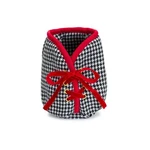 Melrose Houndstooth Christmas Tree Pot Cover 5"H. Fixed Price $39.99.