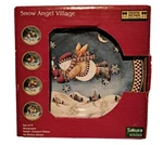 Sakura Oneida Stoneware Debbie Mumm Snow Angel Village Dessert/salad Plates. Fixed Price $19.99.