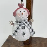 Hobby Lobby Snowman With Cardinal Christmas Tree Ornament Resin Check Scarf 3X2. Fixed Price $10.38.