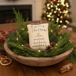 Primitive Handcrafted Usa 6" Hanging Stitched Feather Christmas Tree Pillow. Fixed Price $10.00.