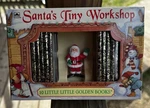 1994 Santa's Tiny Workshop 10 Little Golden Books Set Box Claus Figurine. Fixed Price $100.00.